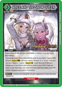 ALICE AND THE SNOW QUEEN - UE14BT: GODDESS OF VICTORY: NIKKE Release Event Cards - Union Arena card
