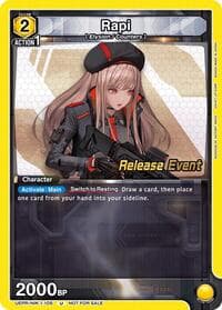 Rapi (105) - UE14BT: GODDESS OF VICTORY: NIKKE Release Event Cards - Union Arena card