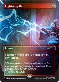 Lightning Bolt (2289) (Rainbow Foil) - Secret Lair Drop Series - Magic: The Gathering card