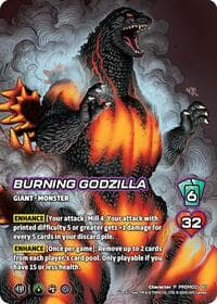 Burning Godzilla (Godzilla Day 2025) - UniVersus Promos - UniVersus card