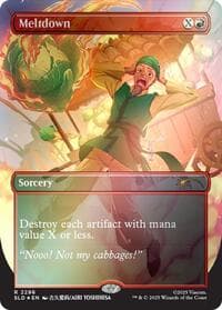Meltdown (Rainbow Foil) - Secret Lair Drop Series - Magic: The Gathering card