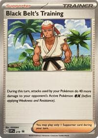 Black Belt's Training - 219 - SV: Scarlet & Violet Promo Cards - Pokemon card
