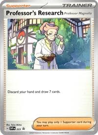 Professor's Research [Professor Magnolia] - 223 - SV: Scarlet & Violet Promo Cards - Pokemon card