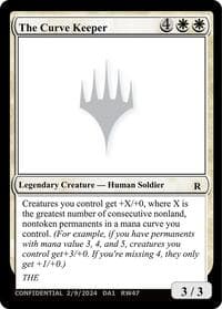The Curve Keeper - Un-Known Event Playtest Cards - Magic: The Gathering card