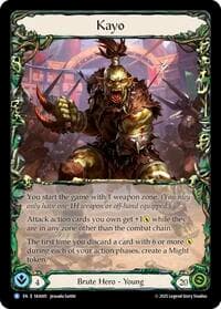 Kayo - Silver Age Chapter 1 - Flesh and Blood TCG card