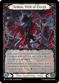 Arakni, Web of Deceit - Silver Age Chapter 1 - Flesh and Blood TCG card