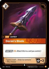 Doran's Blade - Spiritforged - Riftbound: League of Legends Trading Card Game card