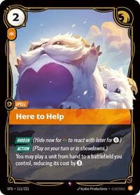 Here to Help - Spiritforged - Riftbound: League of Legends Trading Card Game card
