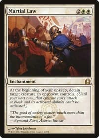 Martial Law - Return to Ravnica - Magic: The Gathering card