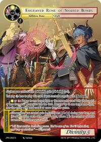 Engraved Rune of Shared Bonds - Journey to Ravidra - Force of Will card