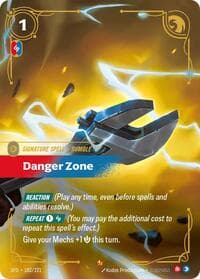 Danger Zone - Spiritforged - Riftbound: League of Legends Trading Card Game card