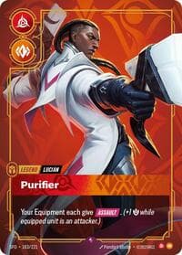 Lucian, Purifier - Spiritforged - Riftbound: League of Legends Trading Card Game card