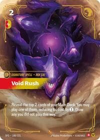 Void Rush - Spiritforged - Riftbound: League of Legends Trading Card Game card