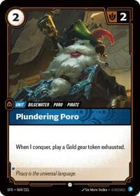 Plundering Poro - Spiritforged - Riftbound: League of Legends Trading Card Game card