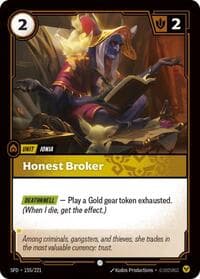 Honest Broker - Spiritforged - Riftbound: League of Legends Trading Card Game card