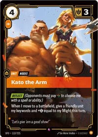 Kato the Arm - Spiritforged - Riftbound: League of Legends Trading Card Game card
