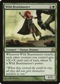 Wild Beastmaster - Return to Ravnica - Magic: The Gathering card