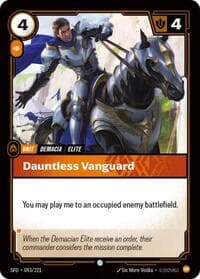 Dauntless Vanguard - Spiritforged - Riftbound: League of Legends Trading Card Game card