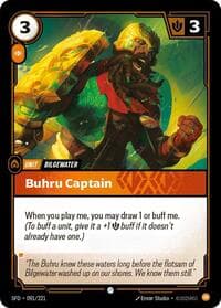 Buhru Captain - Spiritforged - Riftbound: League of Legends Trading Card Game card