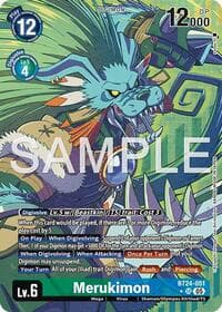 Merukimon (Alternate Art) - Time Stranger - Digimon Card Game card
