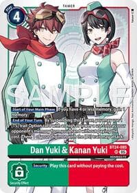 Dan Yuki & Kanan Yuki - Time Stranger - Digimon Card Game card