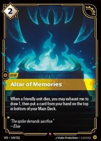 Altar of Memories - Spiritforged - Riftbound: League of Legends Trading Card Game card