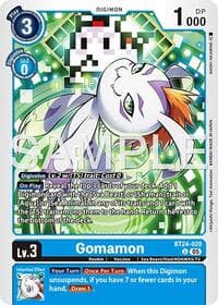 Gomamon - Time Stranger - Digimon Card Game card
