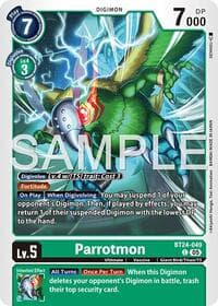 Parrotmon - Time Stranger - Digimon Card Game card