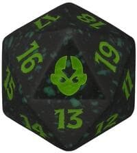 Avatar: The Last Airbender Prerelease Spindown Life Counter (Green) - Wizards of the Coast Dice - Life Counters card