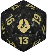 Avatar: The Last Airbender Prerelease Spindown Life Counter (White) - Wizards of the Coast Dice - Life Counters card