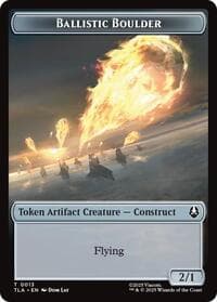 Ballistic Boulder // Food (0019) Double-Sided Token - Avatar: The Last Airbender - Magic: The Gathering card
