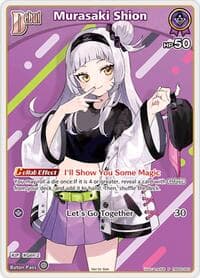 Murasaki Shion (P) (hBP02-043) - hololive OFFICIAL CARD GAME Promos - Hololive card