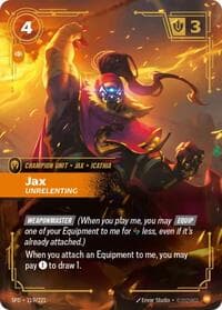 Jax, Unrelenting - Spiritforged - Riftbound: League of Legends Trading Card Game card