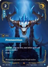 Premonition - Spiritforged - Riftbound: League of Legends Trading Card Game card