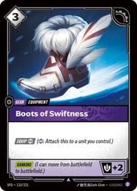 Boots of Swiftness - Spiritforged - Riftbound: League of Legends Trading Card Game card