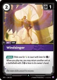 Windsinger - Spiritforged - Riftbound: League of Legends Trading Card Game card