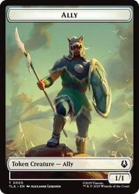 Ally (0005) // Soldier (0002) Double-Sided Token - Avatar: The Last Airbender - Magic: The Gathering card