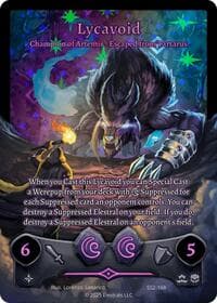 Lycavoid - Champion of Artemis - Escaped from Tartarus (Full Art) - Shattered Stars Chapter 2 [SS2] - Elestrals card