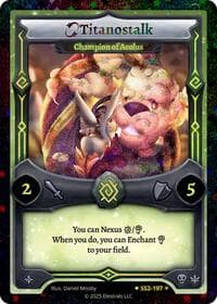 Titanostalk - Champion of Aeolus (Stellar) - Shattered Stars Chapter 2 [SS2] - Elestrals card