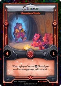 Ursear - Champion of Hestia (Stellar) - Shattered Stars Chapter 2 [SS2] - Elestrals card