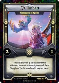Glimbatt - Champion of Apollo (Stellar) - Shattered Stars Chapter 2 [SS2] - Elestrals card