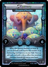 Eyevory - Champion of Poseidon (Serialized) - Shattered Stars Chapter 2 [SS2] - Elestrals card