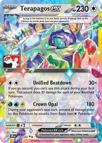 Terapagos ex - 128/142 (Prize Pack Series 7) - Prize Pack Series Cards - Pokemon card
