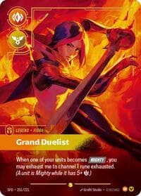 Fiora, Grand Duelist (Overnumbered) - Spiritforged - Riftbound: League of Legends Trading Card Game card