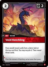Void Hatchling - Spiritforged - Riftbound: League of Legends Trading Card Game card