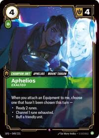 Aphelios, Exalted - Spiritforged - Riftbound: League of Legends Trading Card Game card