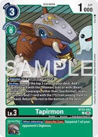 Tapirmon - Time Stranger - Digimon Card Game card