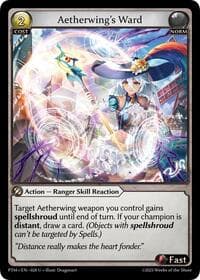 Aetherwing's Ward - Phantom Monarchs - Grand Archive TCG card