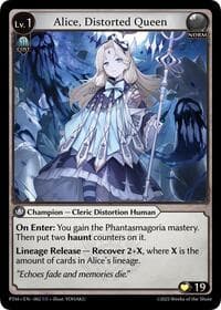 Alice, Distorted Queen - Phantom Monarchs - Grand Archive TCG card