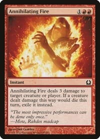 Annihilating Fire - Return to Ravnica - Magic: The Gathering card